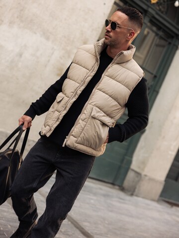 Gilet 'Torge' DAN FOX APPAREL en gris