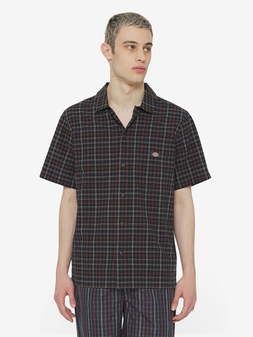 Coupe regular Chemise 'SURRY' DICKIES en bleu : devant