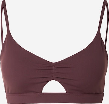 Fabletics Бюстье Спортивный бюстгальтер 'PURELUXE' в Красный: спереди