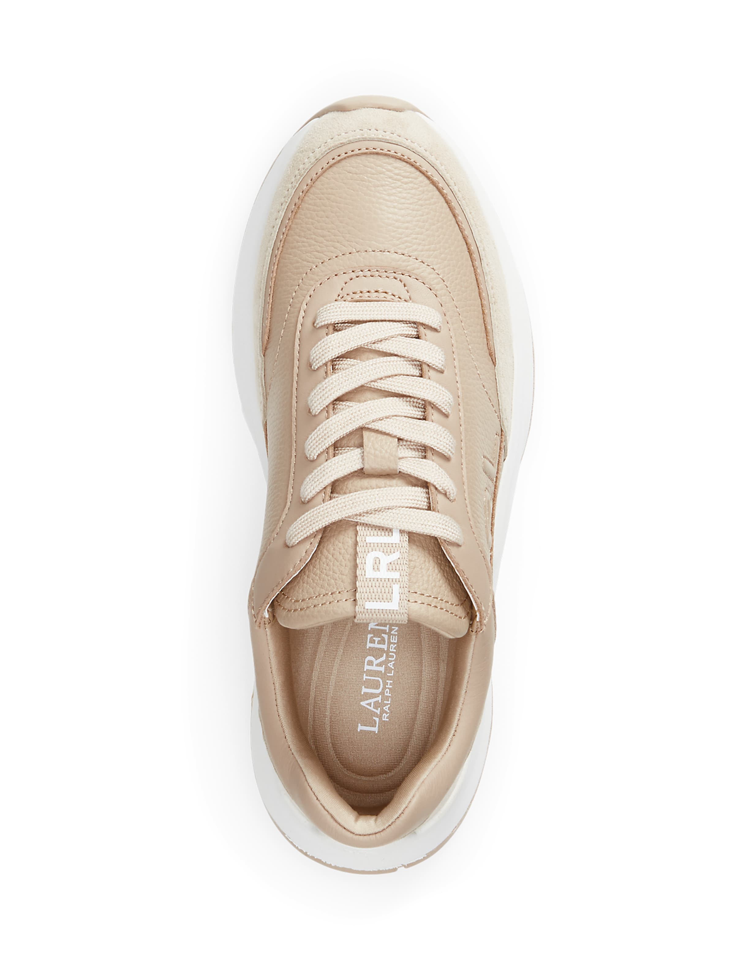 Baskets basses Lauren Ralph Lauren en beige