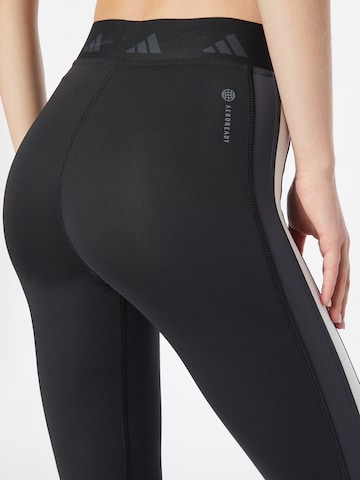 ADIDAS PERFORMANCE Skinny Sportsbukser 'Hyperglam Techfit' i sort