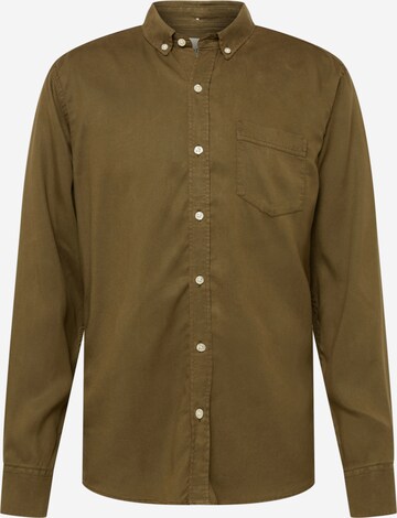 forét Button Up Shirt in Green: front