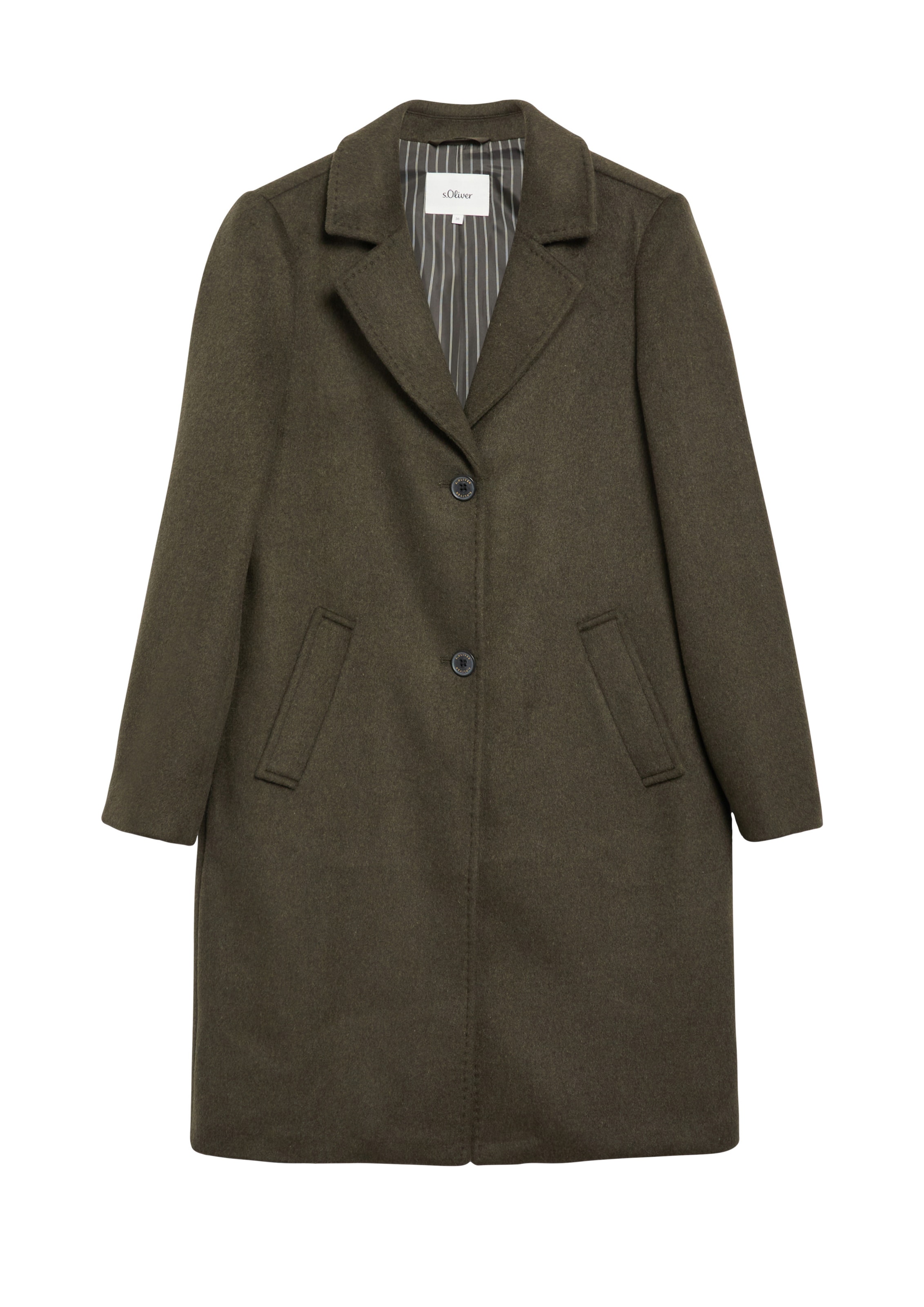 s.Oliver Between-seasons coat in Green: front
