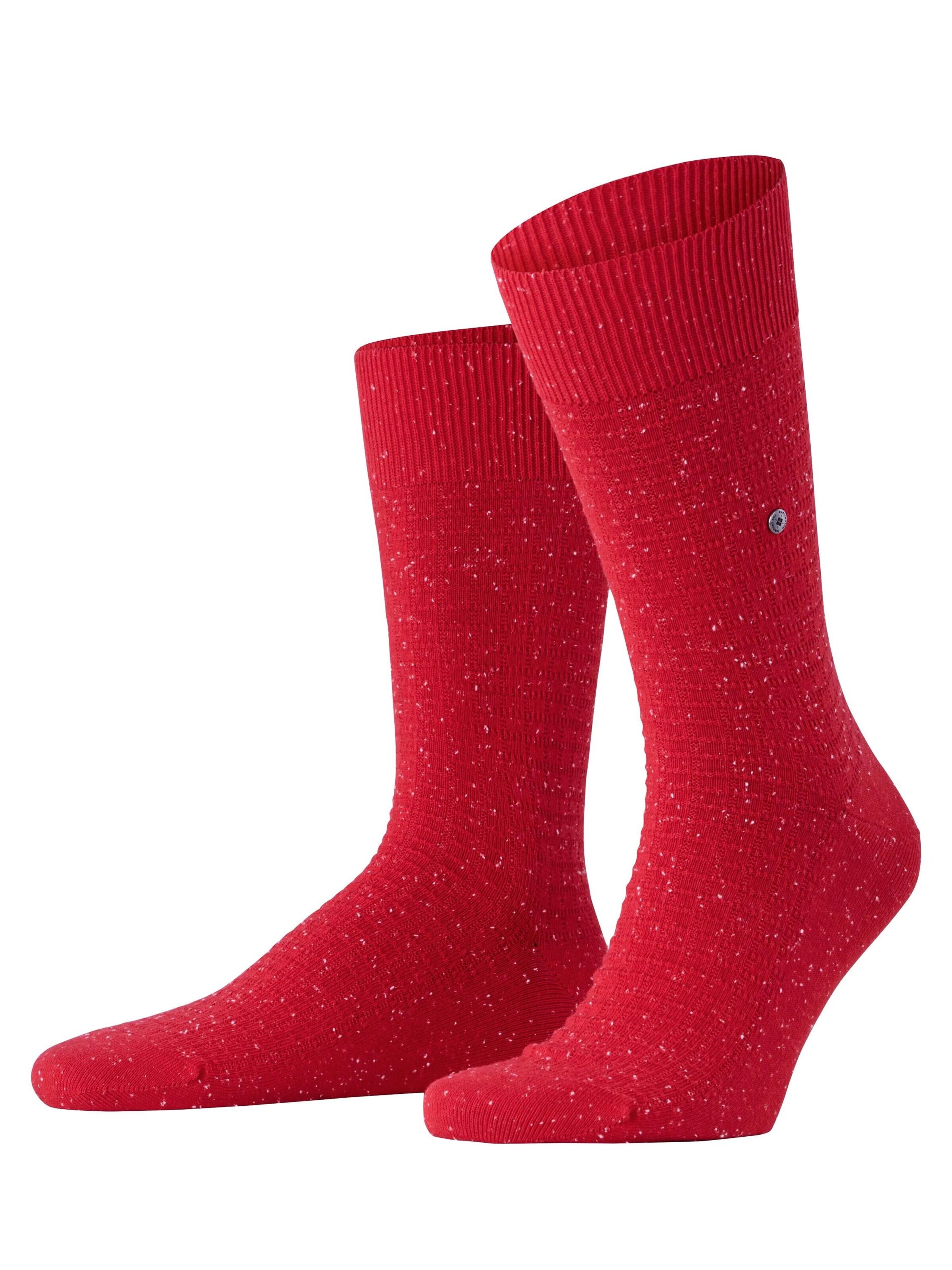 BURLINGTON Socks 'Pixel Pop' in Red: front