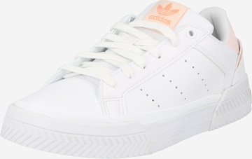 ADIDAS ORIGINALS Σνίκερ χαμηλό 'Court Tourino' σε λευκό: μπροστά