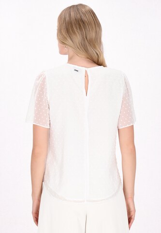 DreiMaster Klassik Bluse 'Classic Look' in Weiß