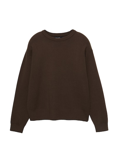 Pull&Bear Sweater in Chocolate, Item view