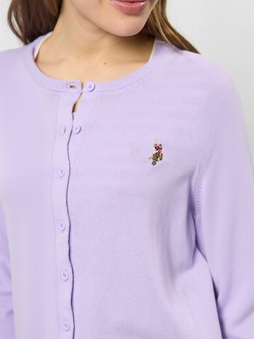 U.S. POLO ASSN. Sweter 'UWKimmi' w kolorze fioletowy