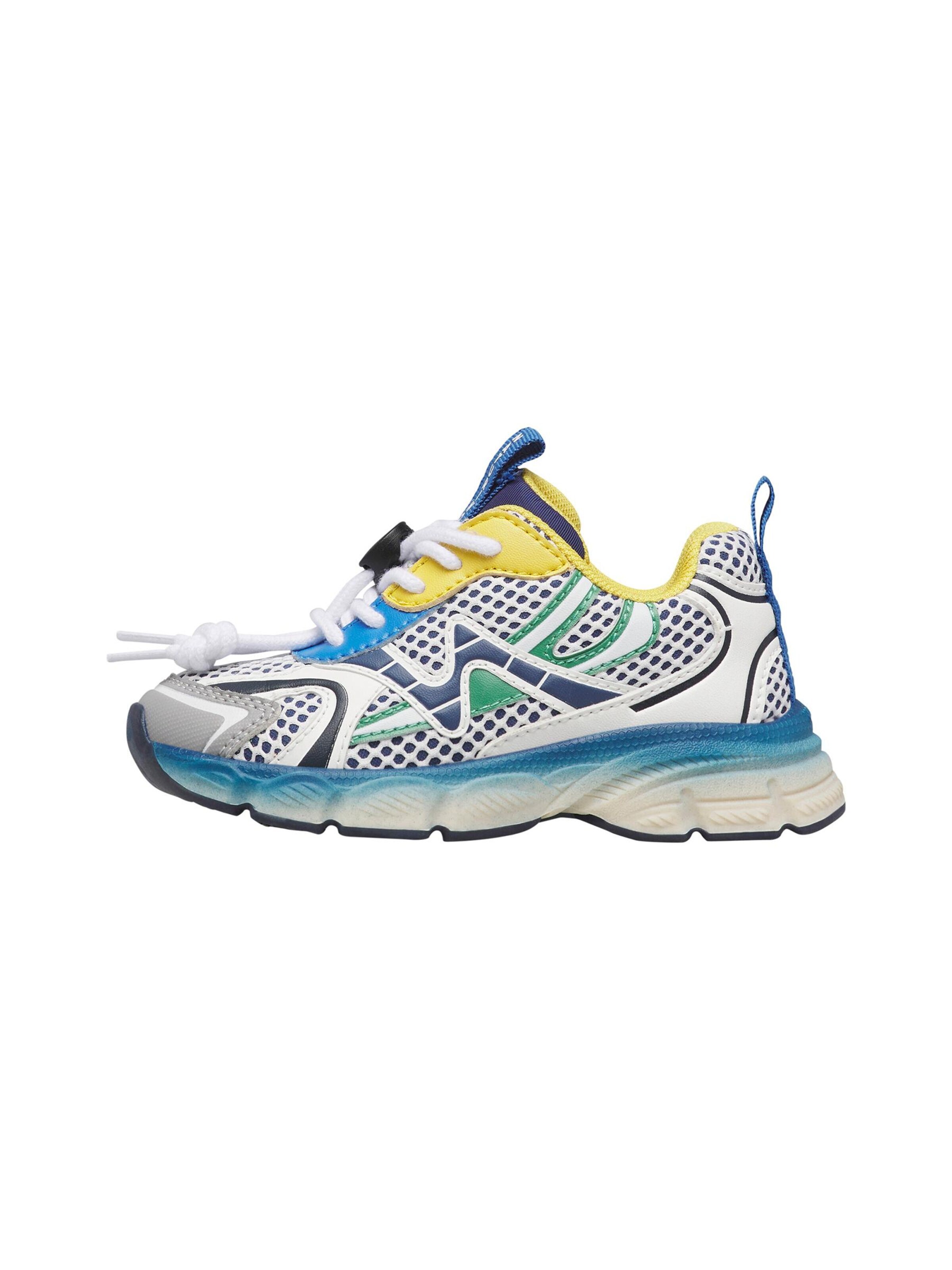 NATURINO Sneakers 'WAVE.' in Grijs: voorkant