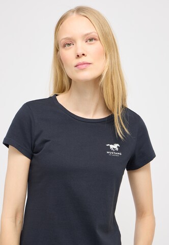 MUSTANG T-Shirt in Schwarz