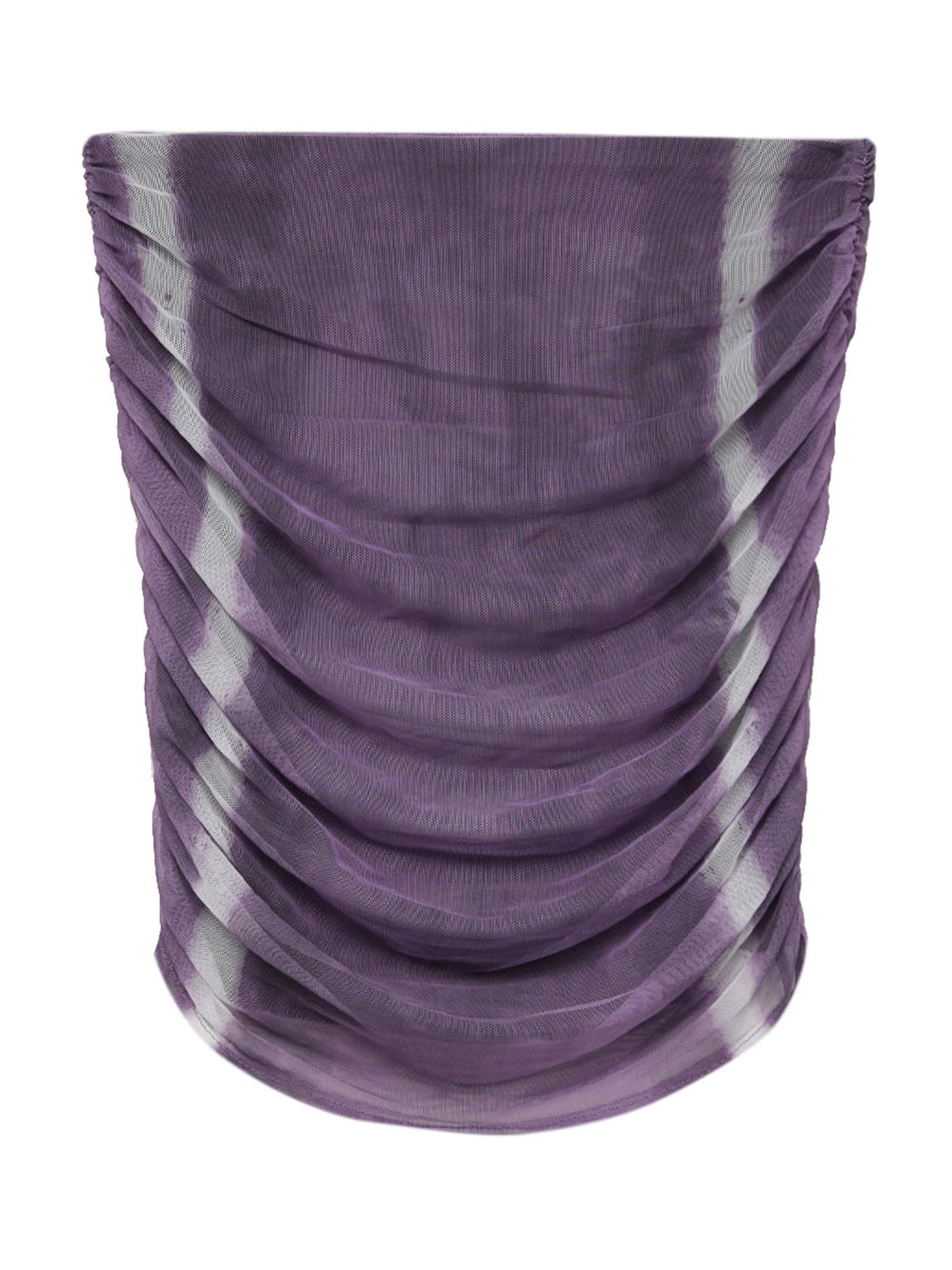 Fustă de la Pull&Bear pe mov: față