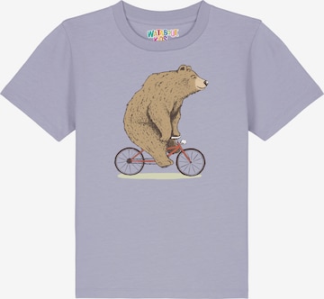 T-Shirt 'Fahrradbär' watabout.kids en violet : devant