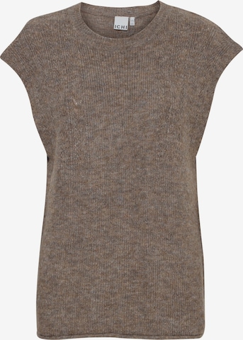 ICHI Pullover 'ICHKamara WA3' in Braun: Vorderseite