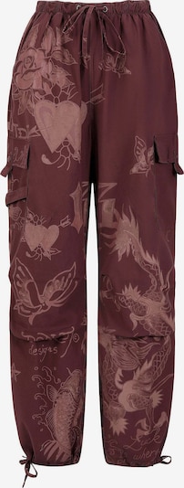 Laisvo stiliaus kelnės 'Don' iš Ed Hardy, spalva – rausvai violetinė spalva / gervuogių spalva, Prekių apžvalga