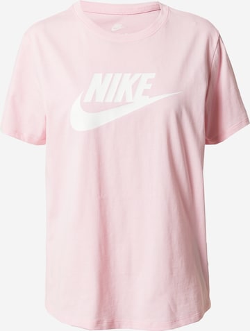Nike Sportswear Skinny T-Shirt in Pink: predná strana