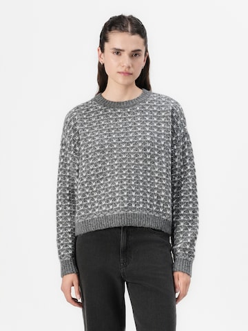 Pull-over 'NMMAELYS' Noisy may en gris : devant
