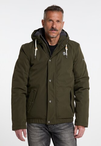 Schmuddelwedda - Chaqueta de entretiempo en verde: frente