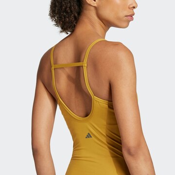ADIDAS PERFORMANCE Top sportowy w kolorze brązowy