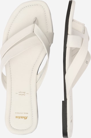 Bata T-bar sandals in White
