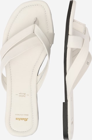 Bata T-Bar Sandals in White