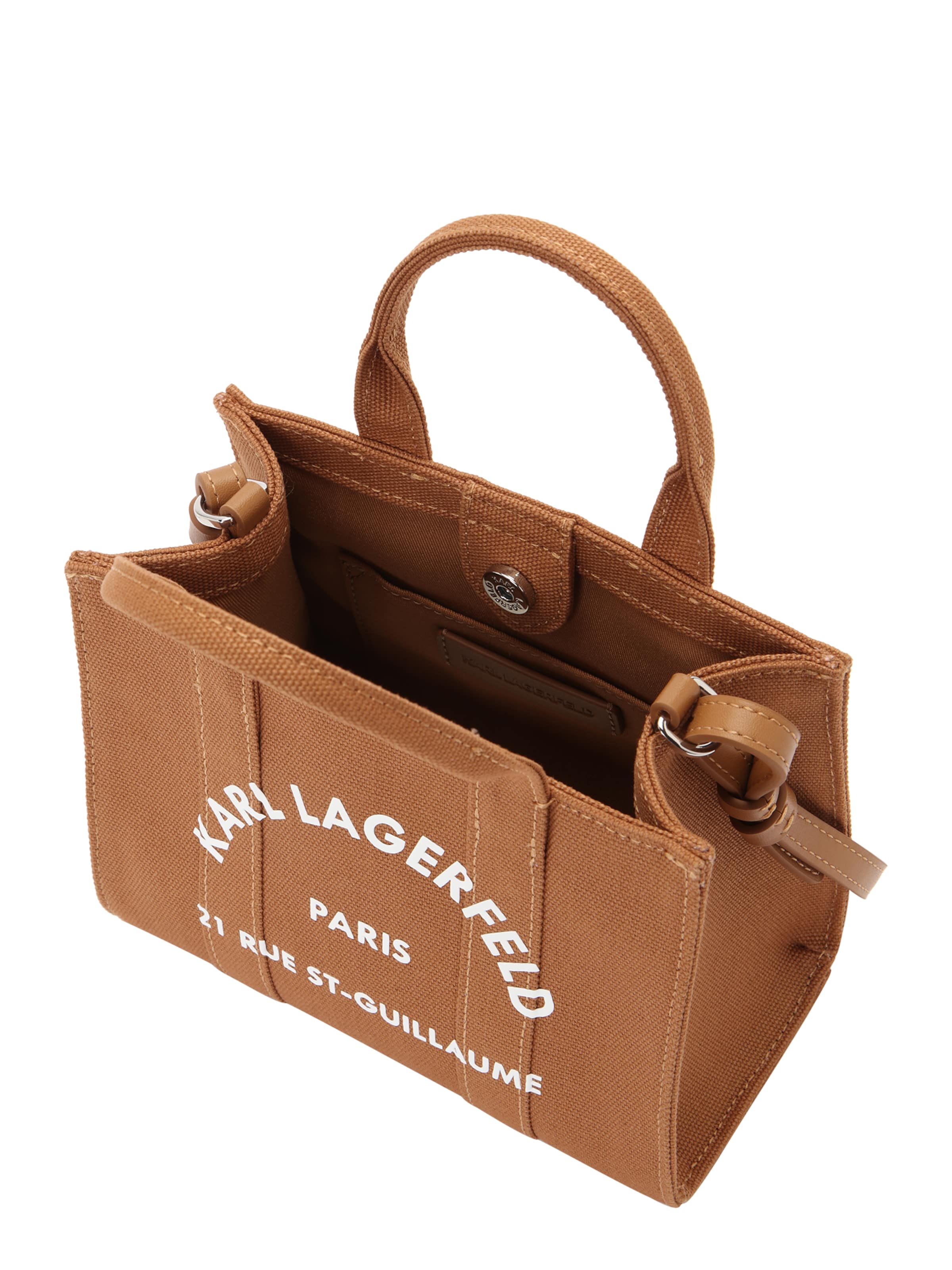 Karl Lagerfeld Дамска чанта в кафяво