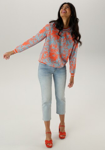 Aniston SELECTED Bluse in Blau