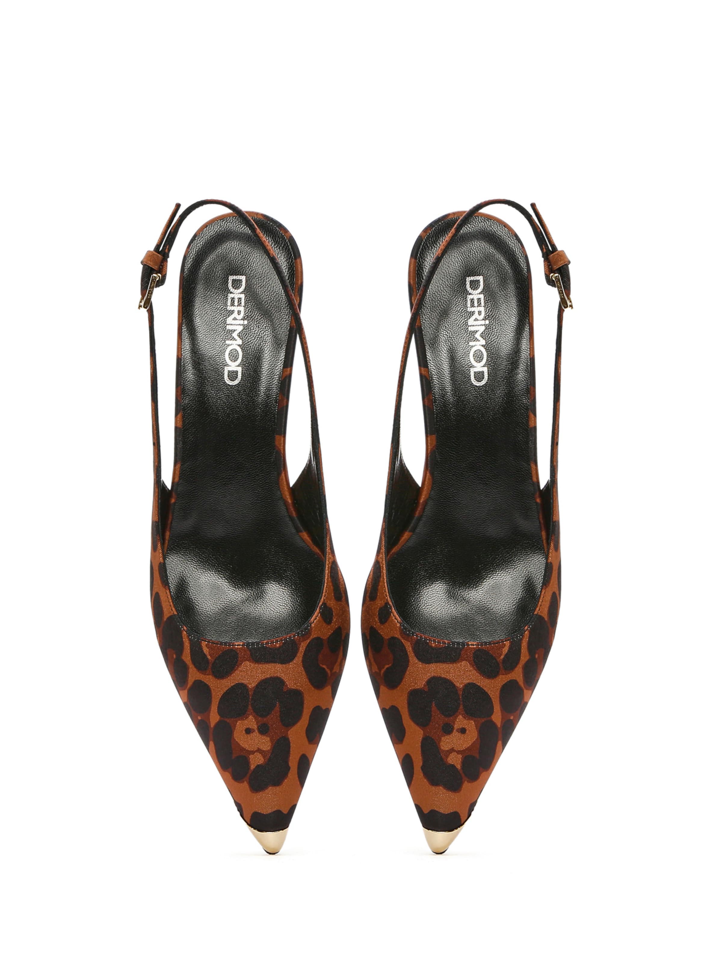 Escarpins à bride arrière Derimod en marron