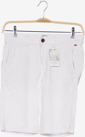 Tommy Jeans Shorts 29 in Weiß: predná strana