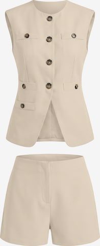 Imily Bela Костюм с панталон в бежово: отпред