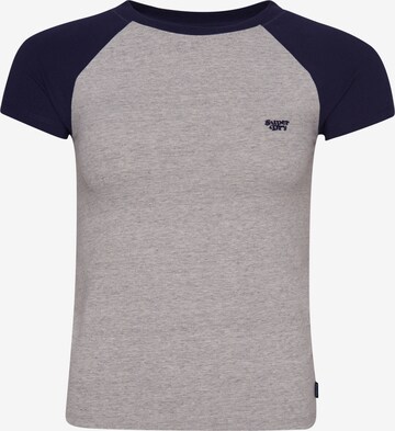 T-shirt Superdry en gris : devant