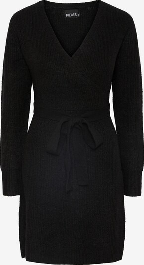 PIECES Robes en maille 'ELLEN' en noir, Vue avec produit