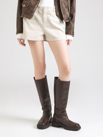 ONLY Regular Trousers 'ONLMoxie' in Beige: front
