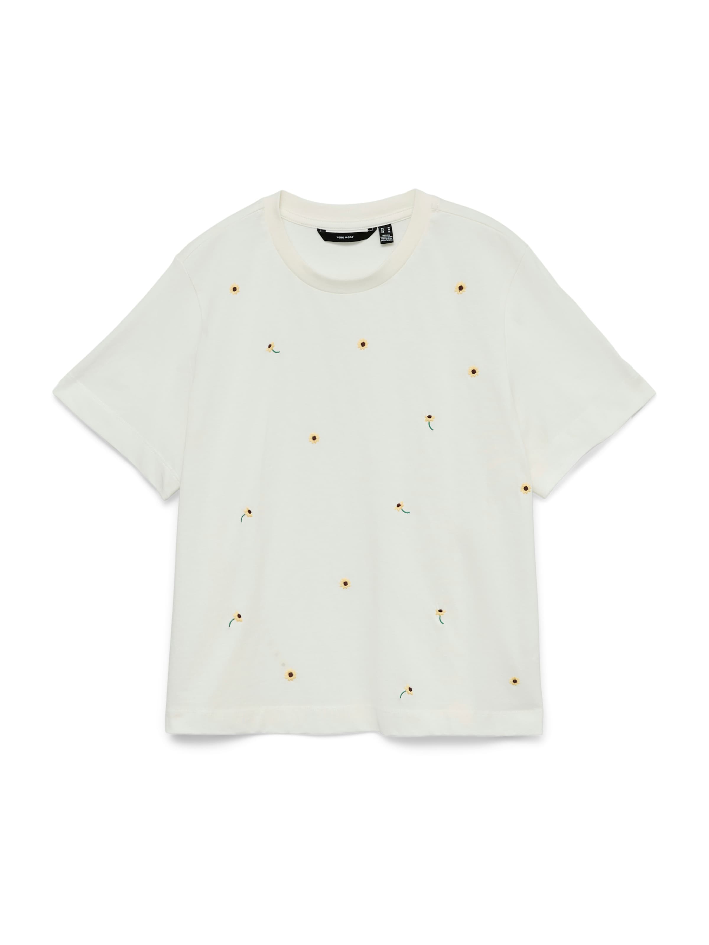 balta VERO MODA Marškinėliai 'VMSOLA METTE': priekis