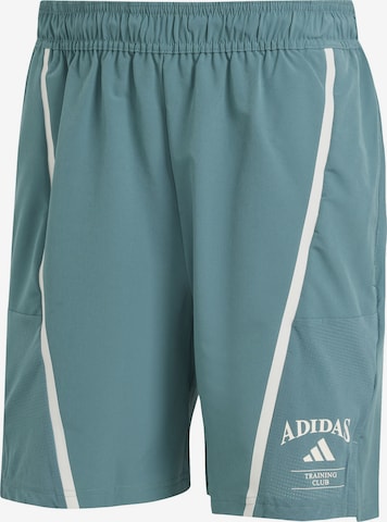 ADIDAS PERFORMANCE Športne hlače 'Designed For Training Legacy' | zelena barva: sprednja stran