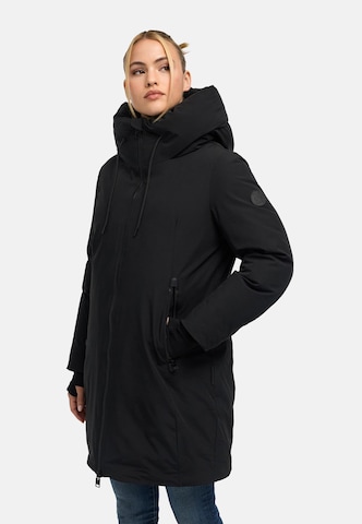 Cappotto funzionale di MARIKOO in nero: frontale