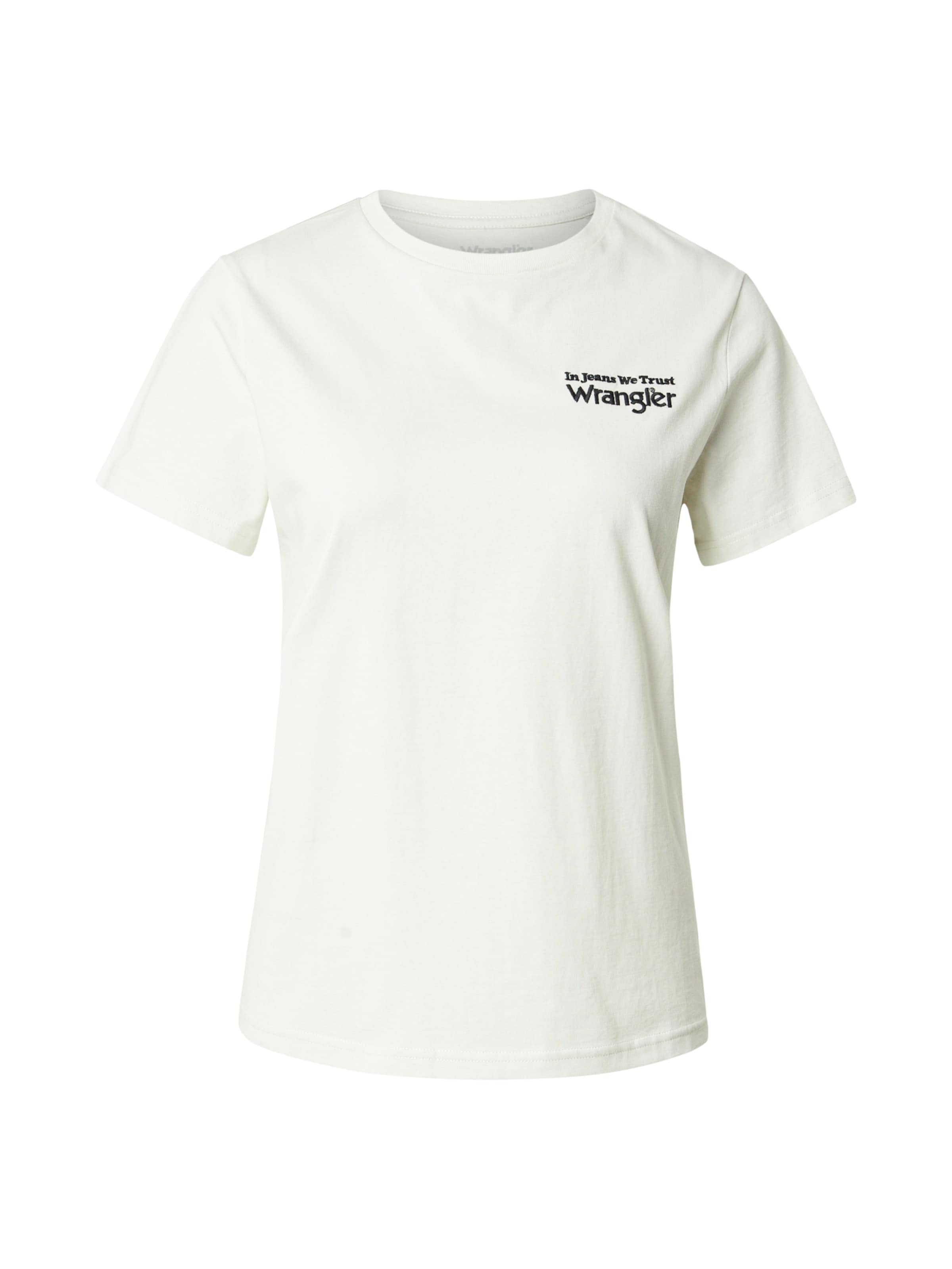 WRANGLER Μπλουζάκι σε λευκό: μπροστά