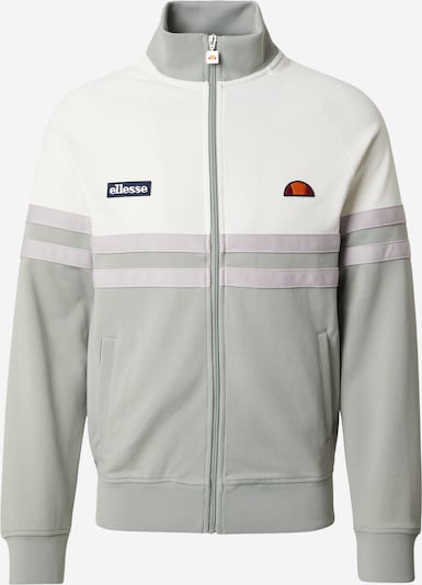ELLESSE Collegetakki 'Rimini' koossa XS värissä pastellinvihreä / pastellinvioletti / offwhite, Tuotenäkymä