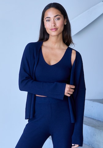 Copenhagen Studios Плетена жилетка в синьо