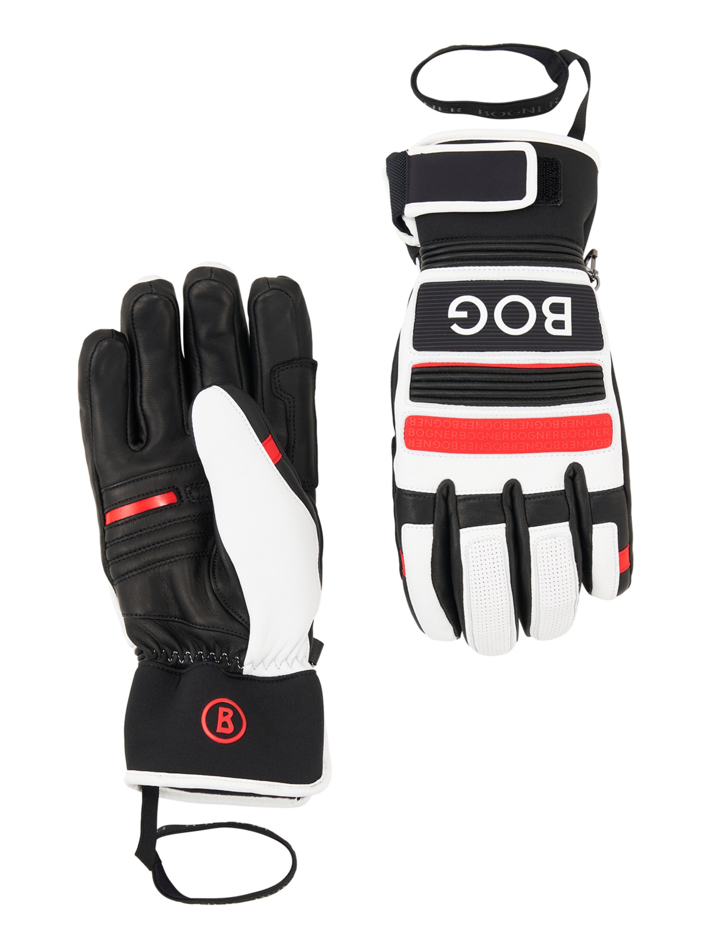 BOGNER Handschuhe 'Silvan' in Rot: Vorderseite