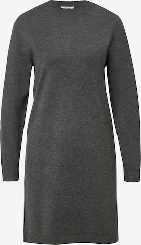 s.Oliver Gebreide jurk in Grijs: voorkant