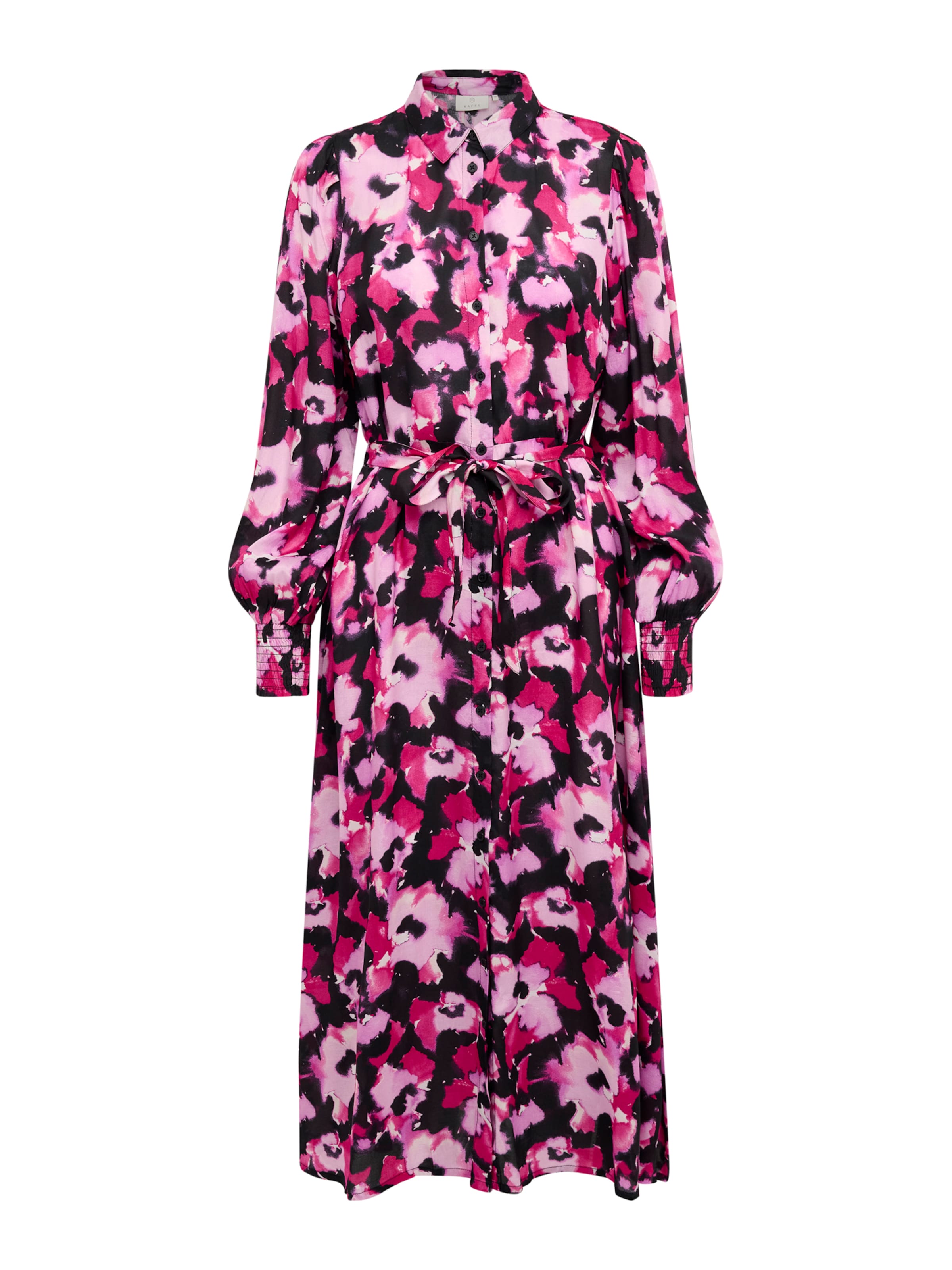 Kaffe Blusekjole 'Pollie' i sort: forside