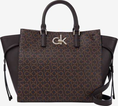 Calvin Klein Ročna torbica | svetlo rjava / temno rjava barva, Prikaz izdelka