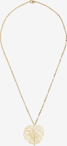 Gemshine Necklace in Gold: front