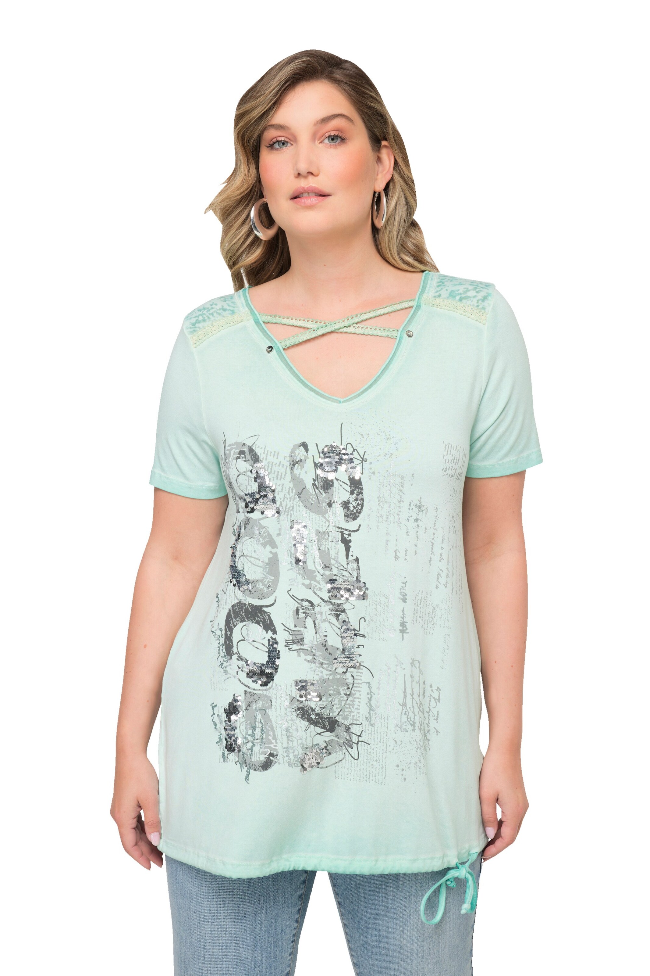 MIAMODA Shirt in Groen: voorkant