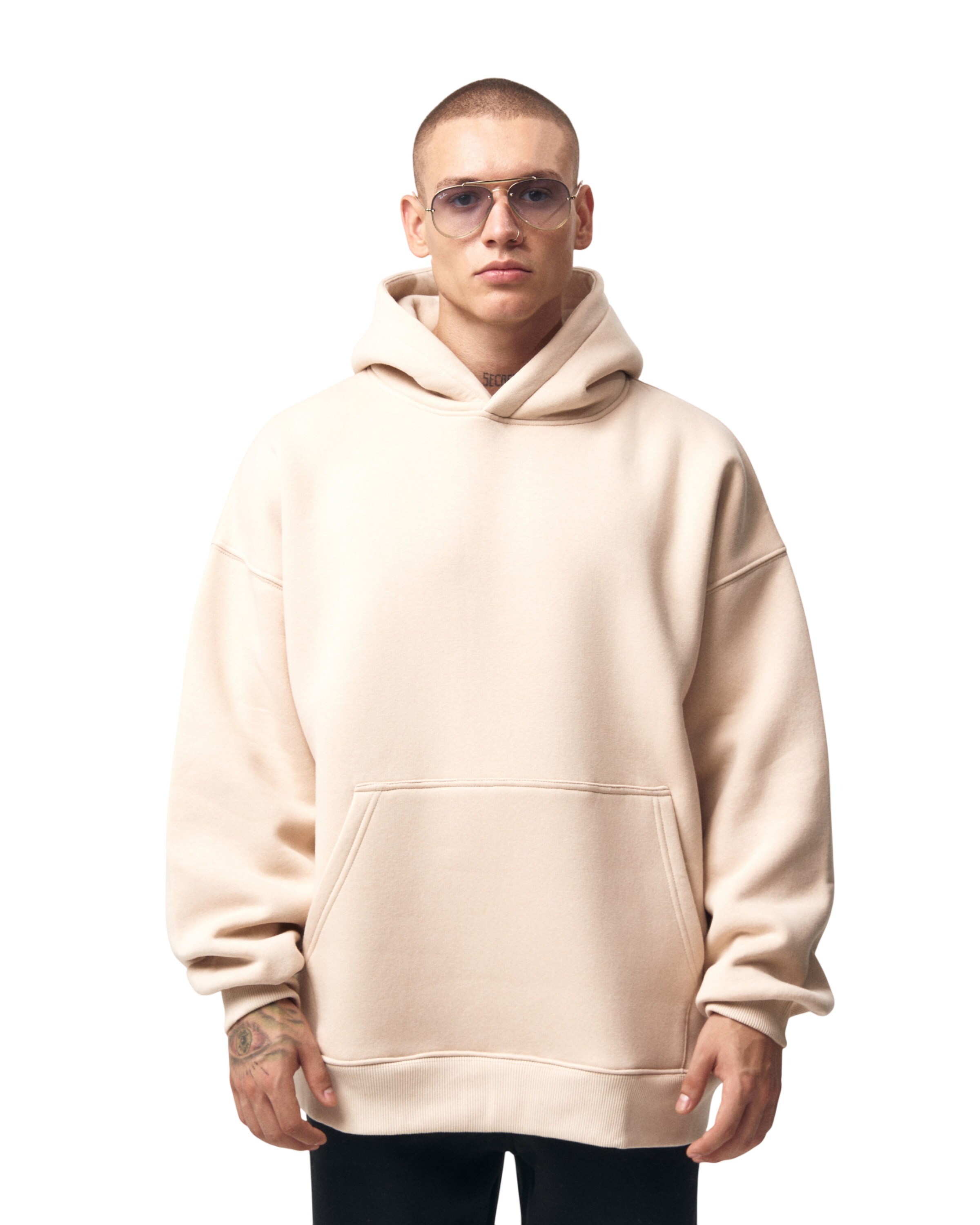 MARTIN VALEN Sweatshirt in Beige