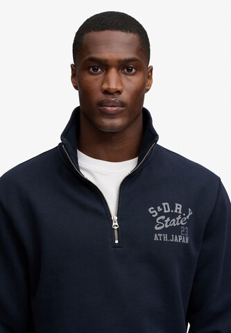 Superdry & Co Sweatshirt 'Athletic Essentials' in Blue