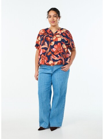 Zizzi Bluse 'VBELLA' in Blau