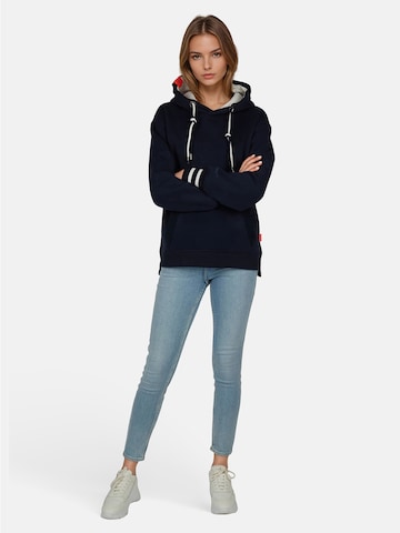 salzhaut Sweatshirt 'VERDADDERT' in Blauw