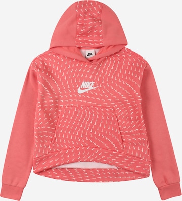 Bluză de molton de la Nike Sportswear pe roz: față