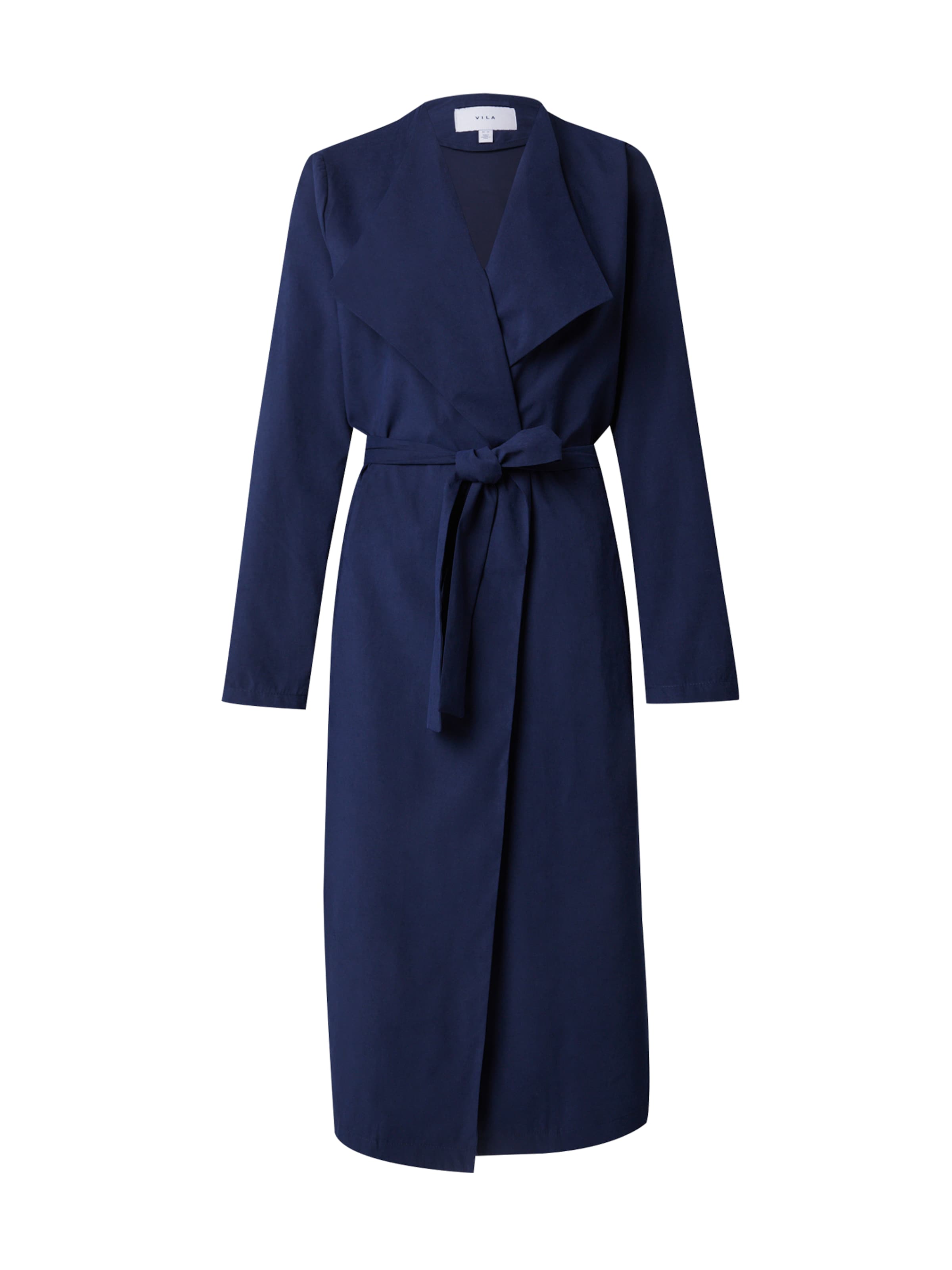 Palton de primăvară-toamnă 'VILANNI' de la VILA pe albastru: față